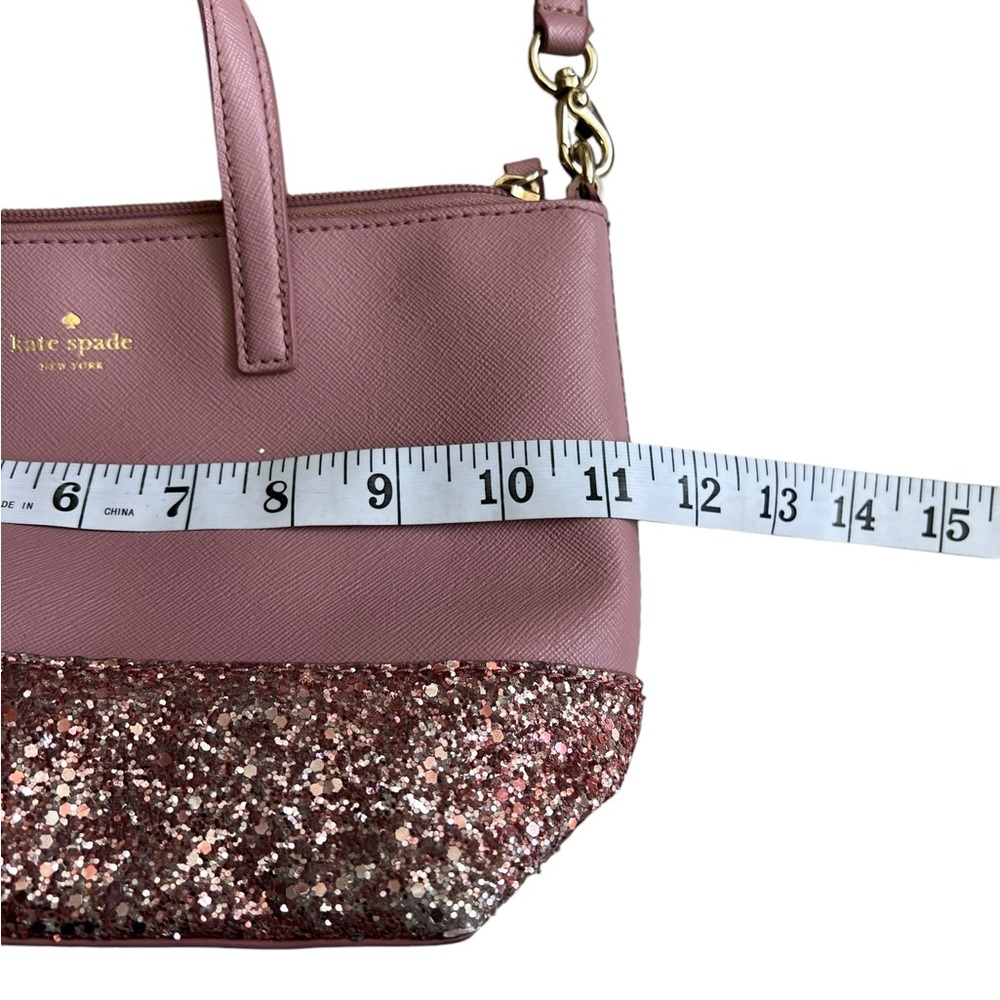 Kate Spade Greta Court Glitter Crossbody Bag FLAWED *READ* - Picture 9 of 12